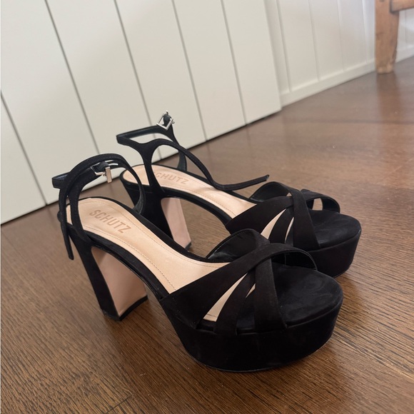 Schutz Keefa Platform Block Heel Sandals - Picture 5 of 6